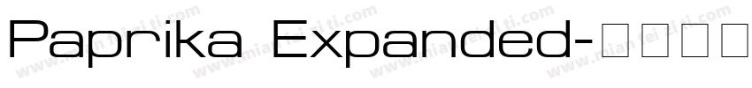 Paprika Expanded字体转换